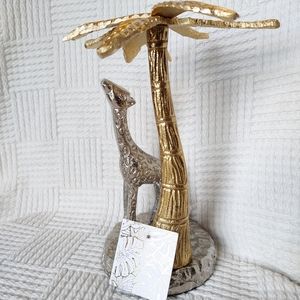Home Decoration Giraffe in Gold and Silver